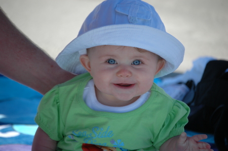 MacKenzie at the Beach Oct 2008