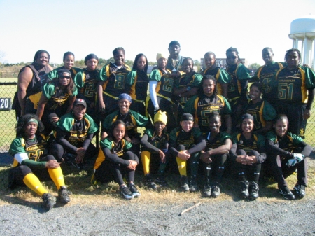 Lady Cougars Flag Football Teamm