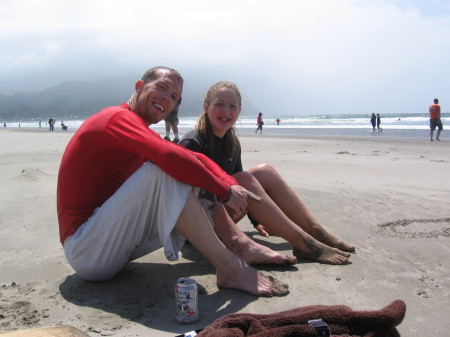 Jeremy & Sami at the beach