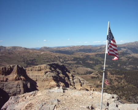American Falg Peak at the Top 2004