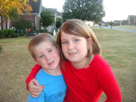 Daughter Savannah (7) & Grandson Ethan (5)