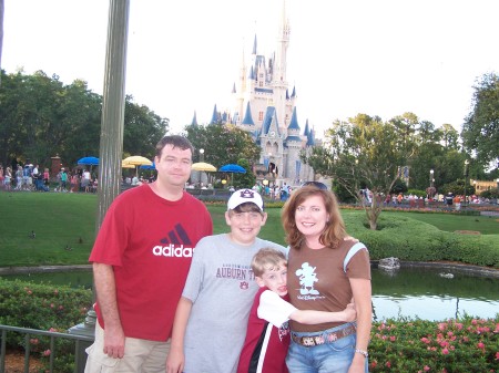 Family at Disney, 2008