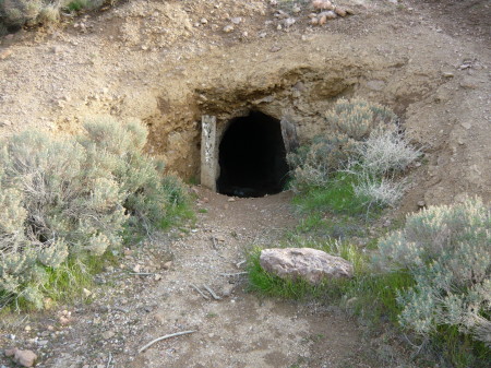 A mine shaft