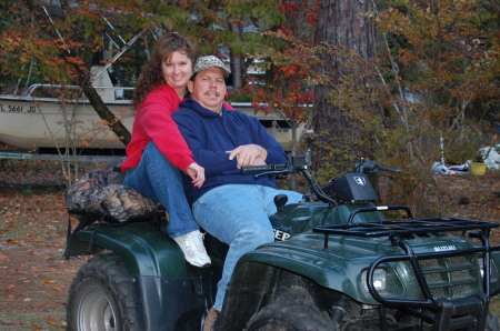 Me and my baby chillin on the 4 wheeler.