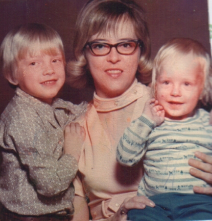 Me and my boys about 1973