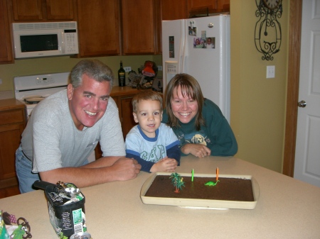 Rob made Grampa Bear a 50th birthday cake