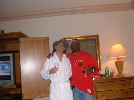me and micheal jackson in 2004 at is vip suite