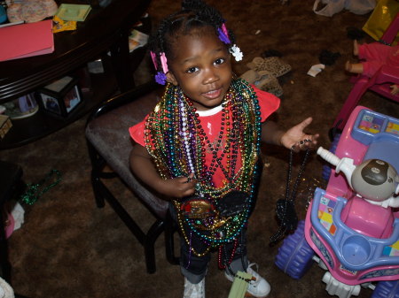 MISS MARDI GRAS GOT THEM BEADS :)