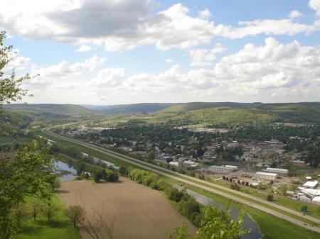 Western Bath, NY from Mossy Bank