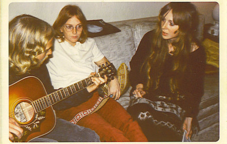 Me and my sisters Mary and Kathleen, 1969