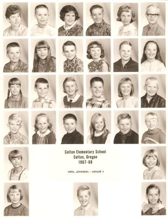 1967-68, Mrs. Johnson - Grade 4