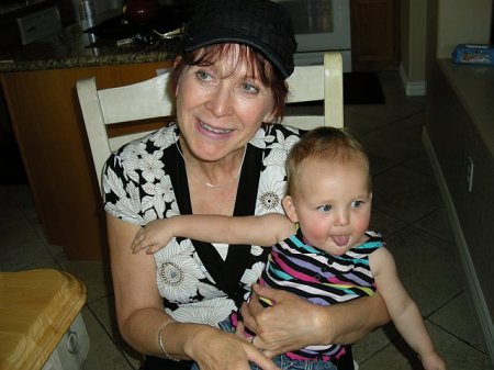 Charlene and grandchild #7, Lily