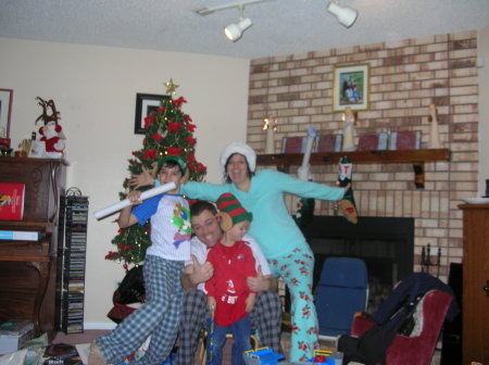 Ma petite famille au Noel 2008