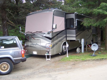 our rig at our campsite