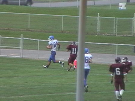Rob going in for a touchdown.