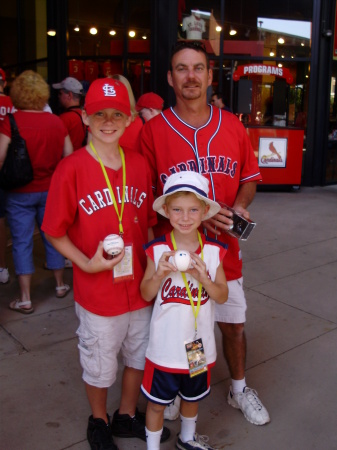 Our day at Busch Stadium