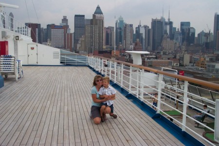 Departing NY City on the Carnival Cruise