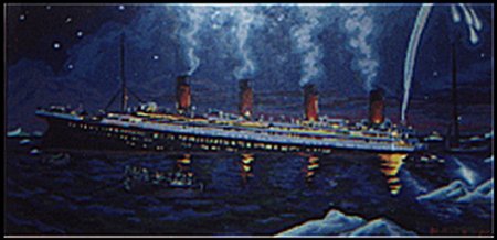 I paintd the titanic...
