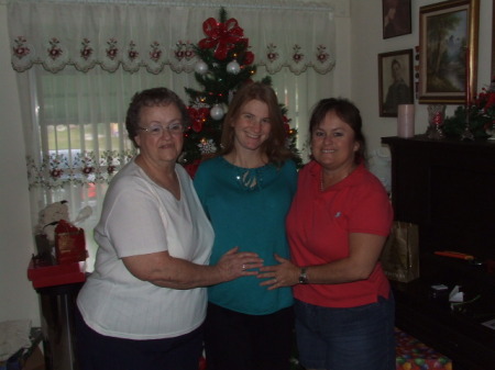 Mom, my expecting daughter in law, and me!