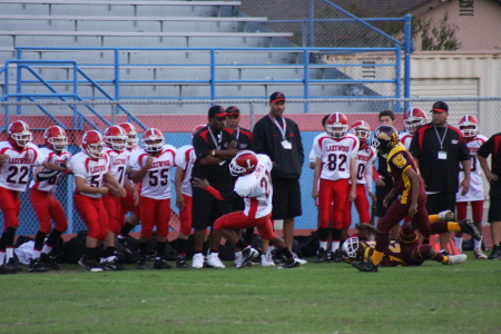 Lakewood Titan at PCC Jr Rose Bowl  Serra High