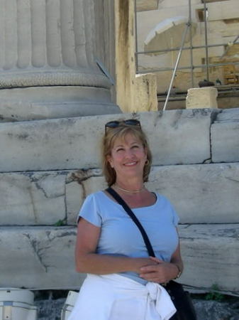 at the Parthenon in Athens, May, 2008