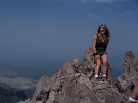 Me at the top of Mt. Lassen in July 2008