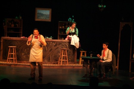 As Freddy in "Picasso at the Lapin Agile"