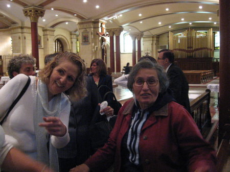 Ms. Dente and Roxanne in Church