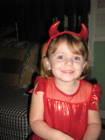 This is my little devil "aka" Lauren Grace