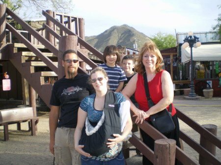 Visiting daughter Krista and Family in Arizona