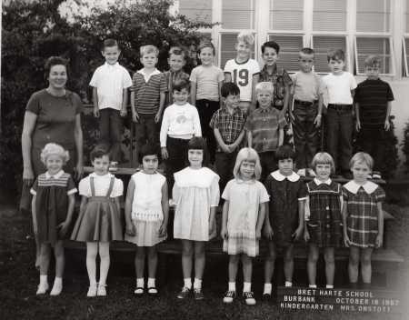 Kindergarten 1967-68 Mrs. Onstott