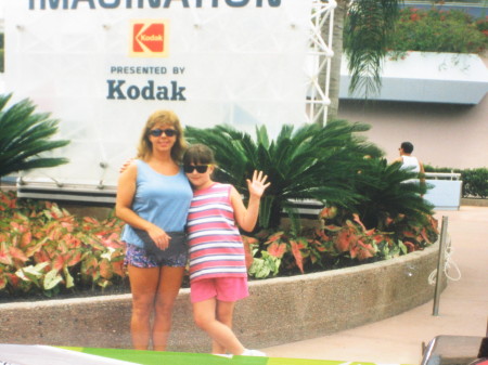 My daughter and me in Disney World