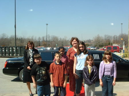 Limo Lunch fun for deserving kids