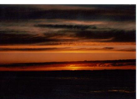 Sunset on the coast of Washington State