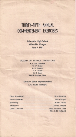 Graduation 1961