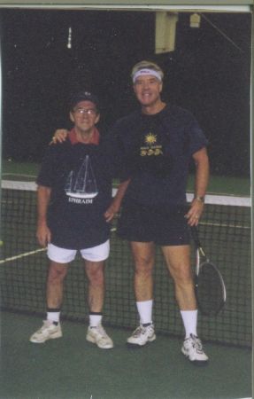 Les & Bill Schmadebeck-Tennis-'01