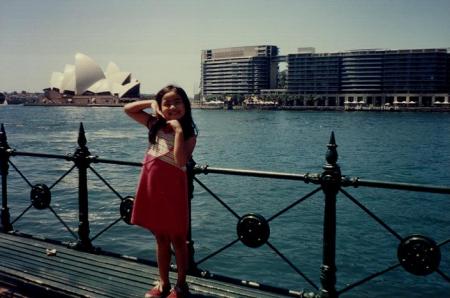 My daughter Kathleen at Sydney 1999