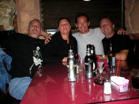 Steve, Monica, Me &  John at Neptunes, HB, CA