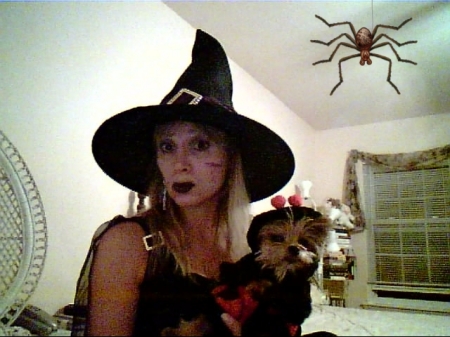 holloween 2008- witch & lady bug