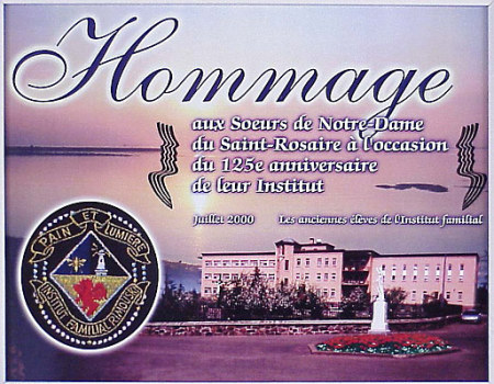 Convent St-Rosaire of Rimouski Logo Photo Album
