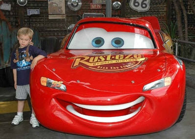 Meeting Lightning McQueen