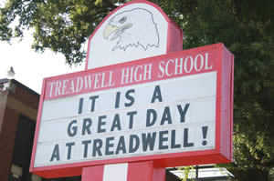 Treadwell Junior High School Logo Photo Album