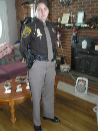 Beth in her Honor Uniform