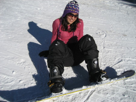 Kristin on the Slopes in Flagstaff 1/09