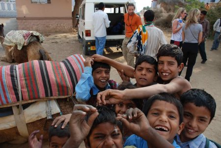 Rowdy boys, Bikaner, India