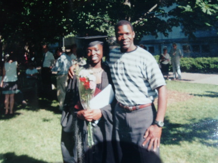 me and tonya at her graduation in baltimore