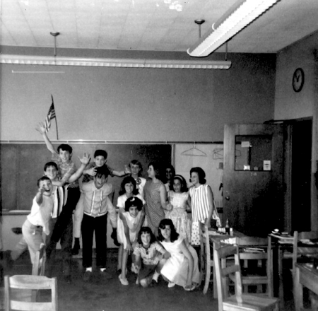 Last day for Miss Whites's 6 grade class 1965