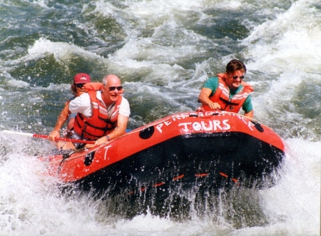 Rafting with Dana