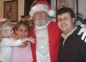 Andrea, Santa and Jeremy