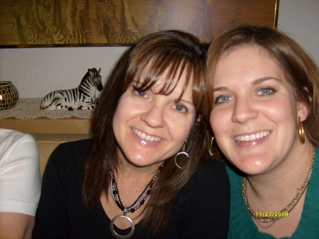 My mom and I on Thanksgiving 2008